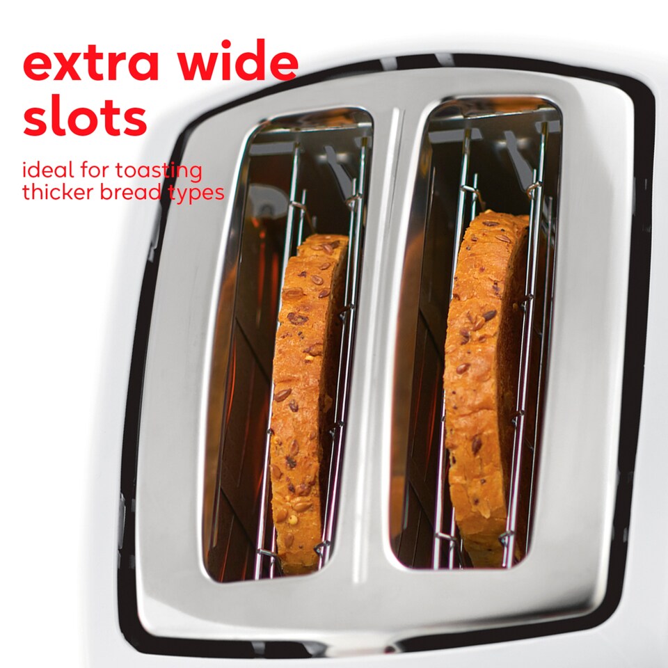 image 1 of Russell Hobbs Honeycomb Toaster White