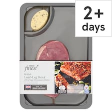 Tesco Finest Lamb Leg Steak , Sage & Rosemary Butter 200G