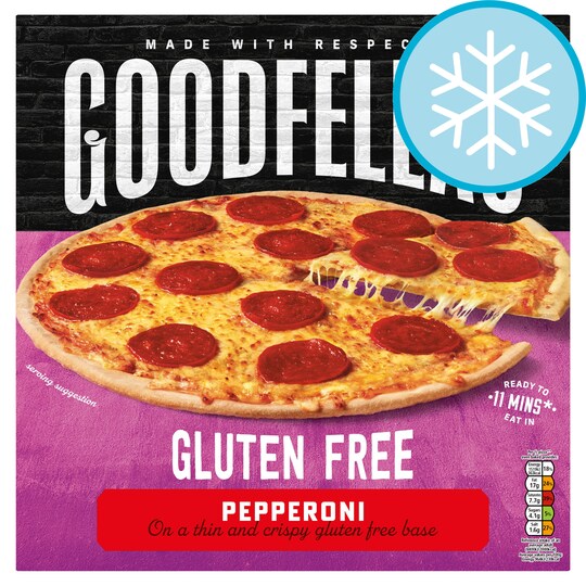 Goodfella's Pepperoni Pizza Gluten Free 317G Tesco Groceries