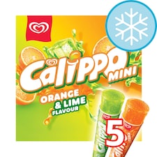 Wall's Calippo Mini Orange & Lemon-Lime Ice Lollies 5x80ml