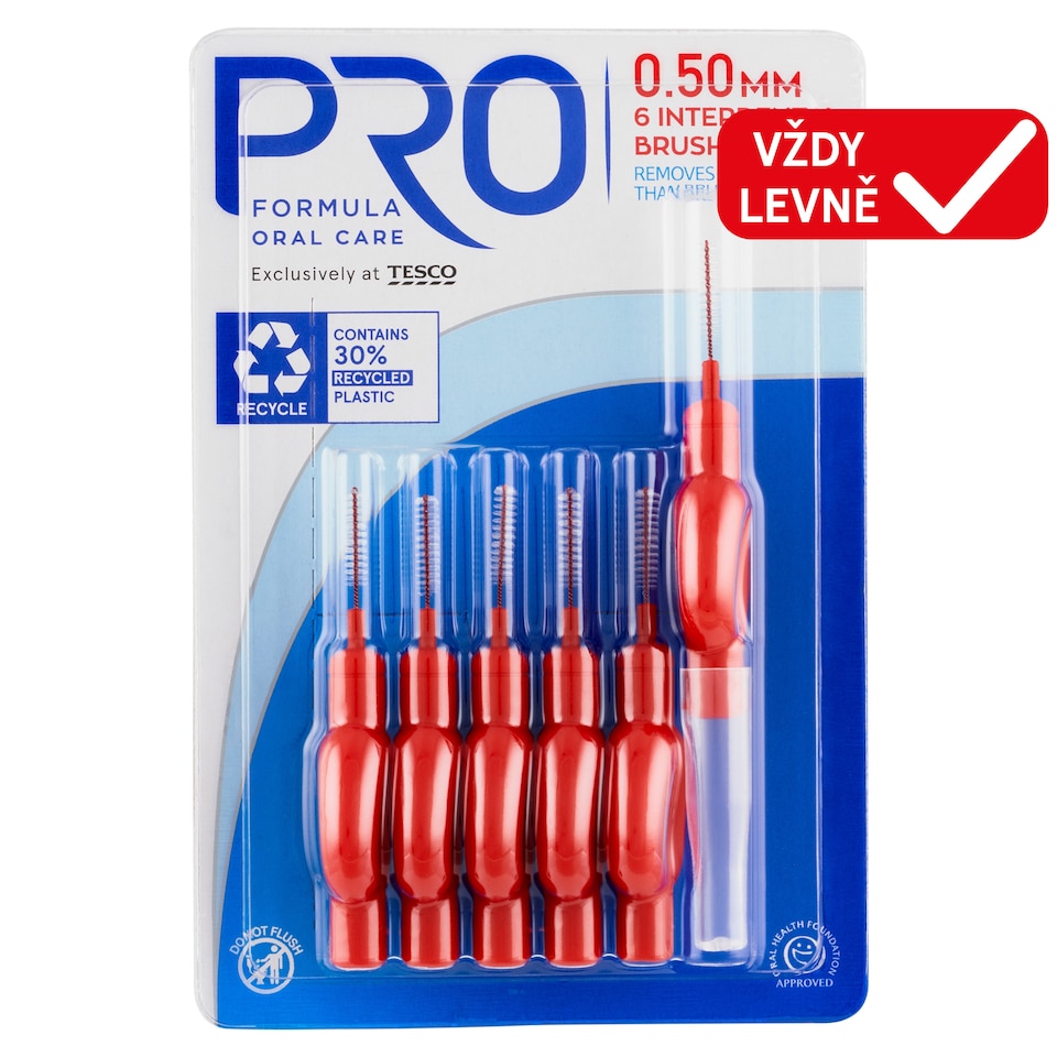 Pro Formula Interdental Brushes 0.50 mm 6 pcs