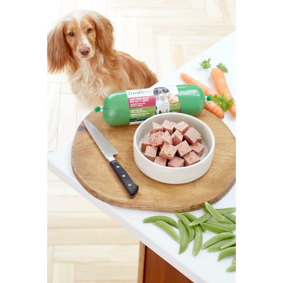 image 1 of Freshpet Tasty Pork Fresh Dog Food Roll 700g