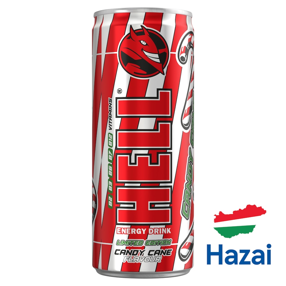 HELL Candy Cane ízű limitált kiadású energiaital 250 ml  1. kép