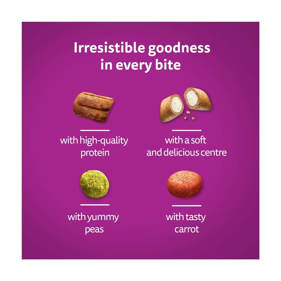 image 1 of Whiskas Adult 1+ Dry Cat Food Biscuits Chicken 800G