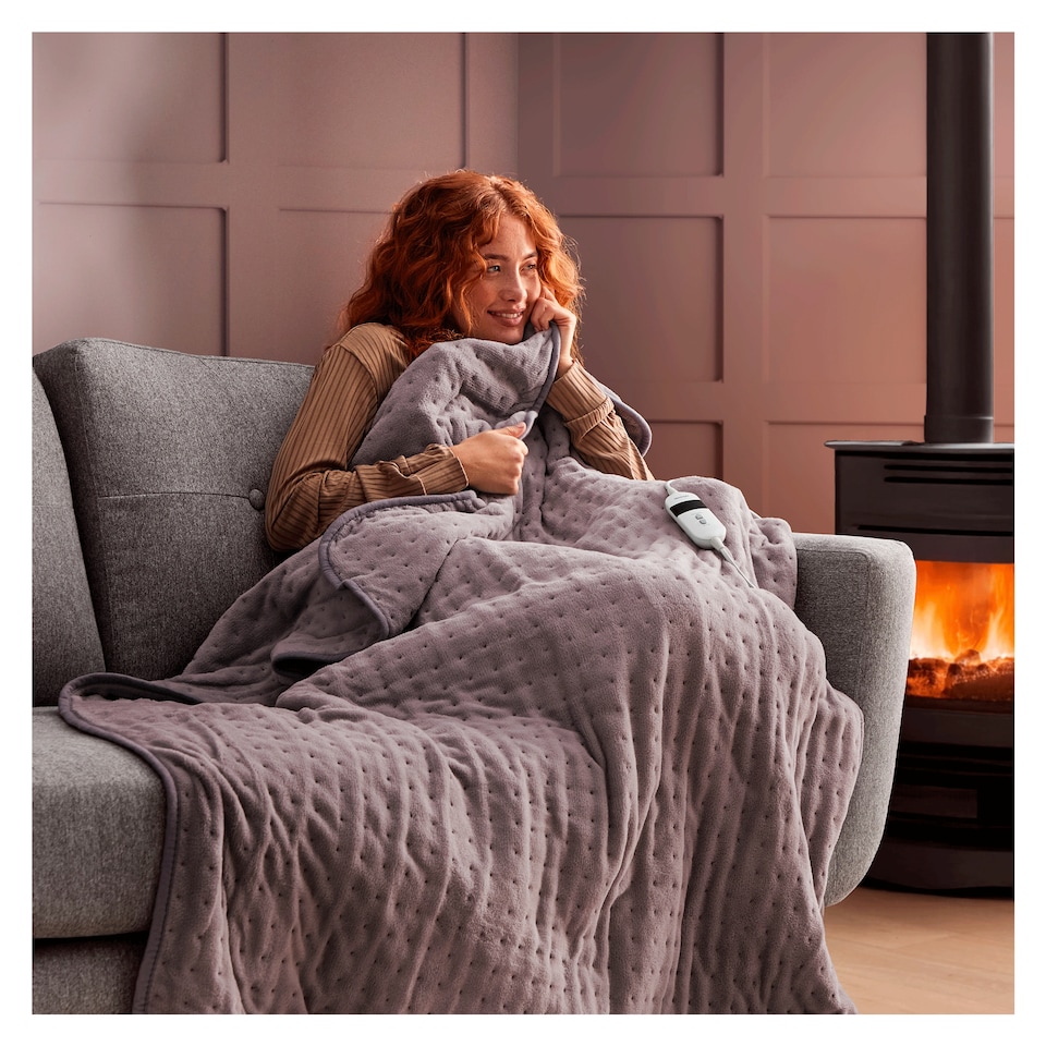 Silent Night Serenity Luxury Heated Throw