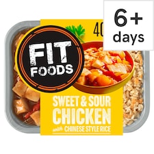 Fit Foods Sweet & Sour Chicken with Chinese Style Rice 400g