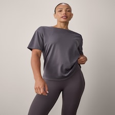 F&F Active ULTRASTRETCH Modal Rich T-Shirt in Chocolate