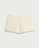 image 4 of OH ME OH MY Cotton Rich Bow Print Pyjama Shorts in Cream