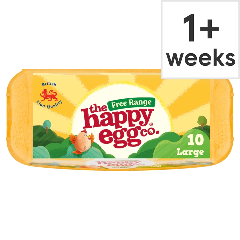 image 1 of Happy Egg Free Range Eggs Large 10 Pack