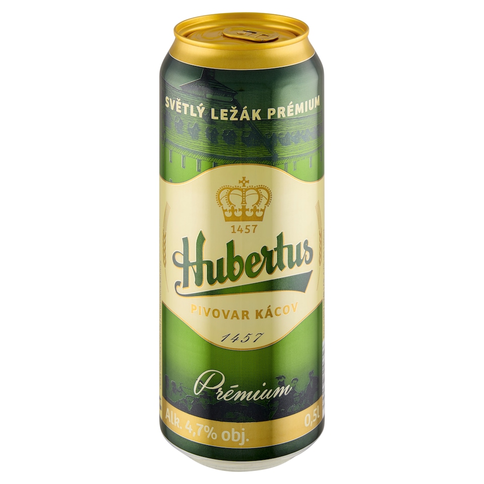 Obrázek 1 pro produkt Hubertus Světlý ležák prémium 500ml