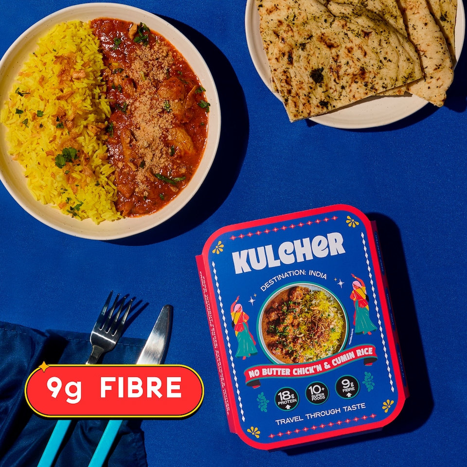 image 1 of Kulcher Kitchen No-Butter Chick’n with Cumin Rice 360g