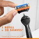 image 4 of Gillette Fusion Power Razor Blades Refill 4 Pack
