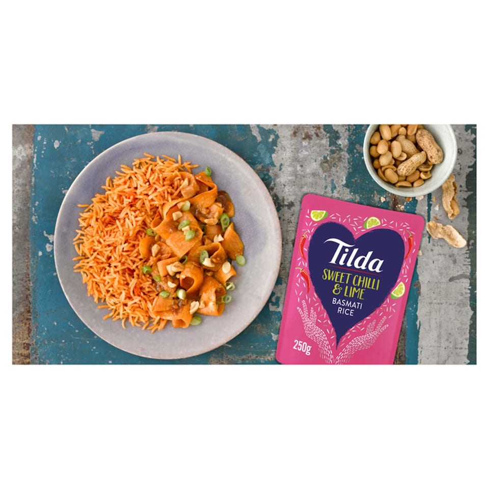 image 1 of Tilda Chilli And Lime Steamed Basmati Rice 250G