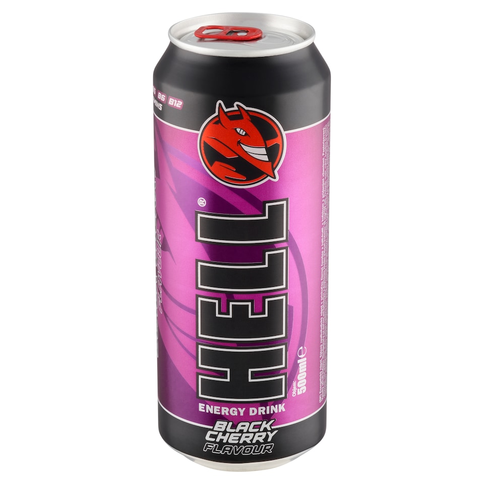 Hell Black Cherry energetický nápoj 500 ml