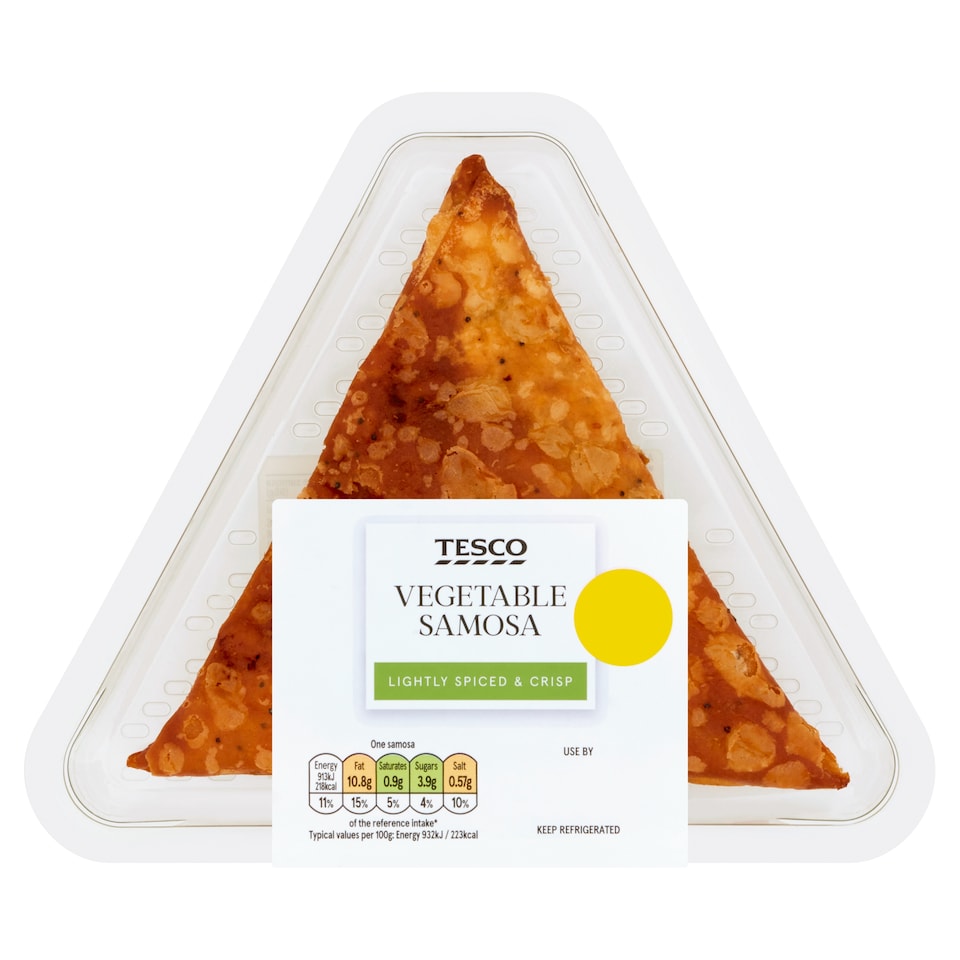 Tesco Extra Large Vegetable Samosa 98G