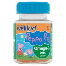 Vitabiotics Wellkid Peppa Pig Omega-3 Orange Soft Jellies X30