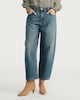 image 3 of The F&F Edit Barrel Leg Jeans in Blue