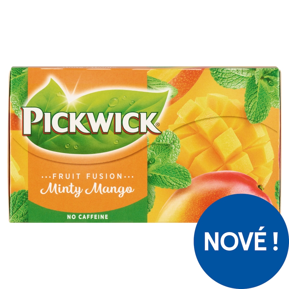 Obrázek 1 pro produkt Pickwick Fruit Fusion Ovocnobylinný čaj aromatizovaný s mátou a mangem 20 x 2g (40g)