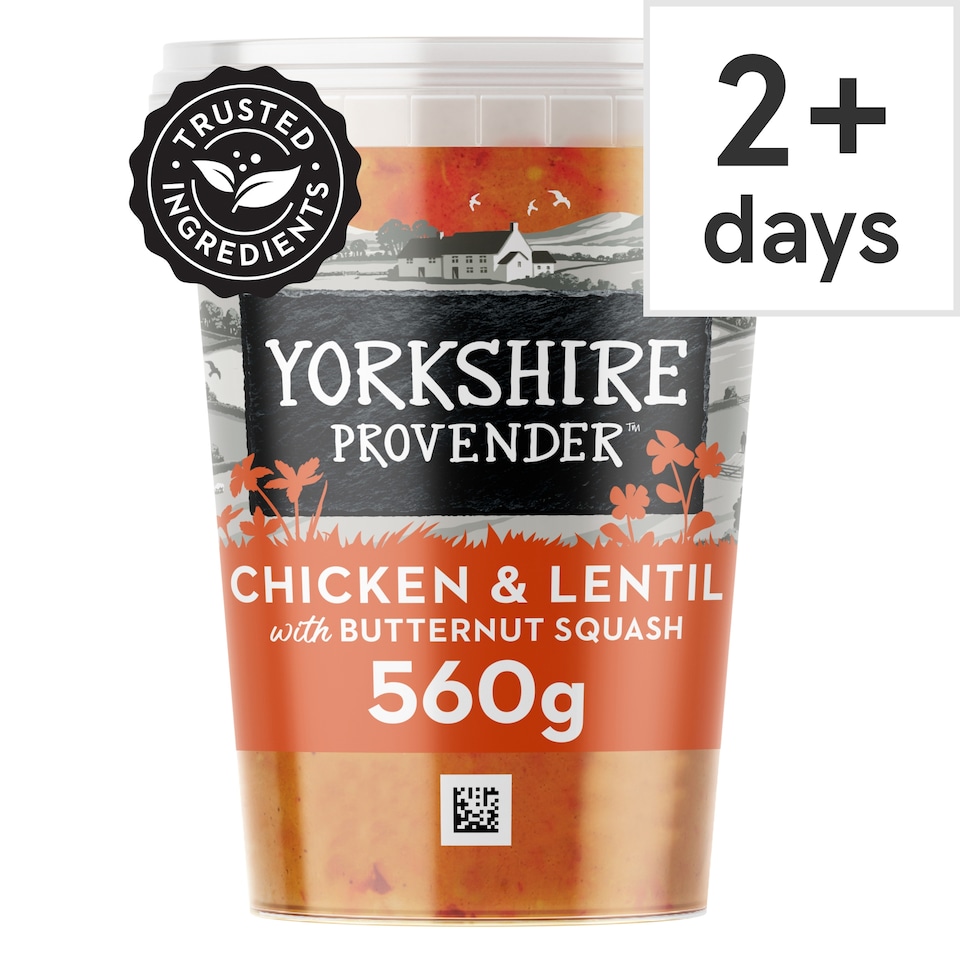Yorkshire Provender Chicken & Lentil Soup With B/Squash 560G