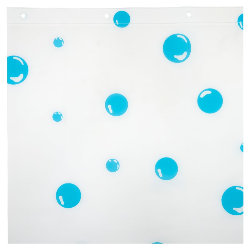 image 1 of F&F Home Bubble Peva Shower Curtain