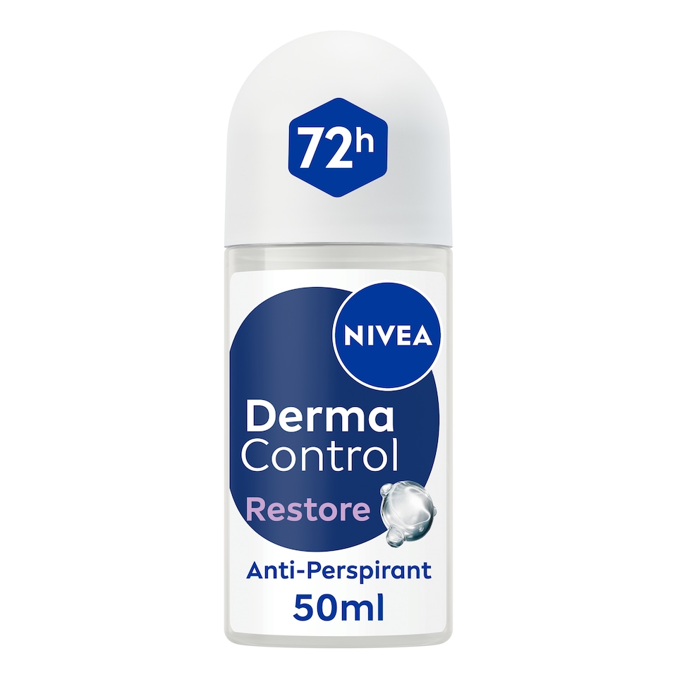 image 1 of NIVEA Derma Control Restore Antiperspirant Deodorant Roll On 50ml