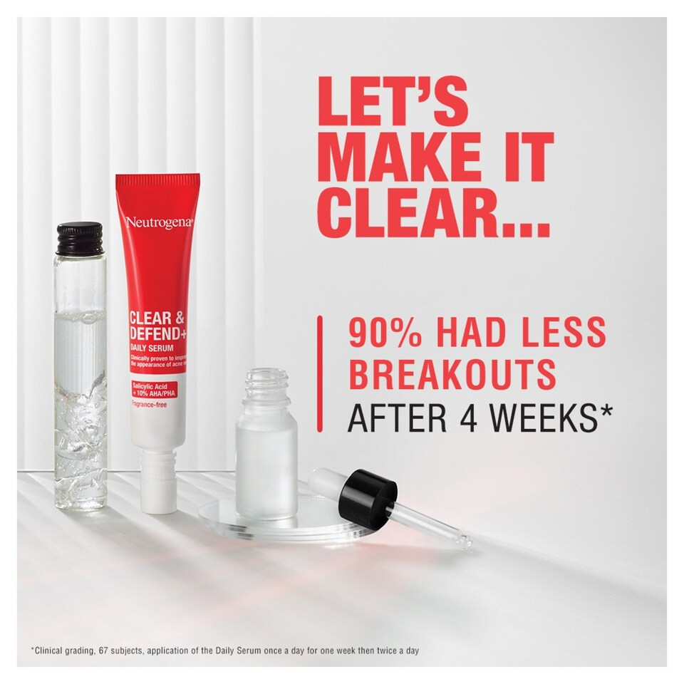 image 1 of Neutrogena Clear & Defend Plus Daily Serum 30Ml