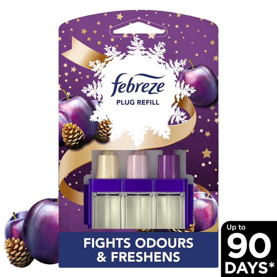 image 1 of Febreze Air Freshener 3Volution Plug In Refill Sugarplum 20Ml