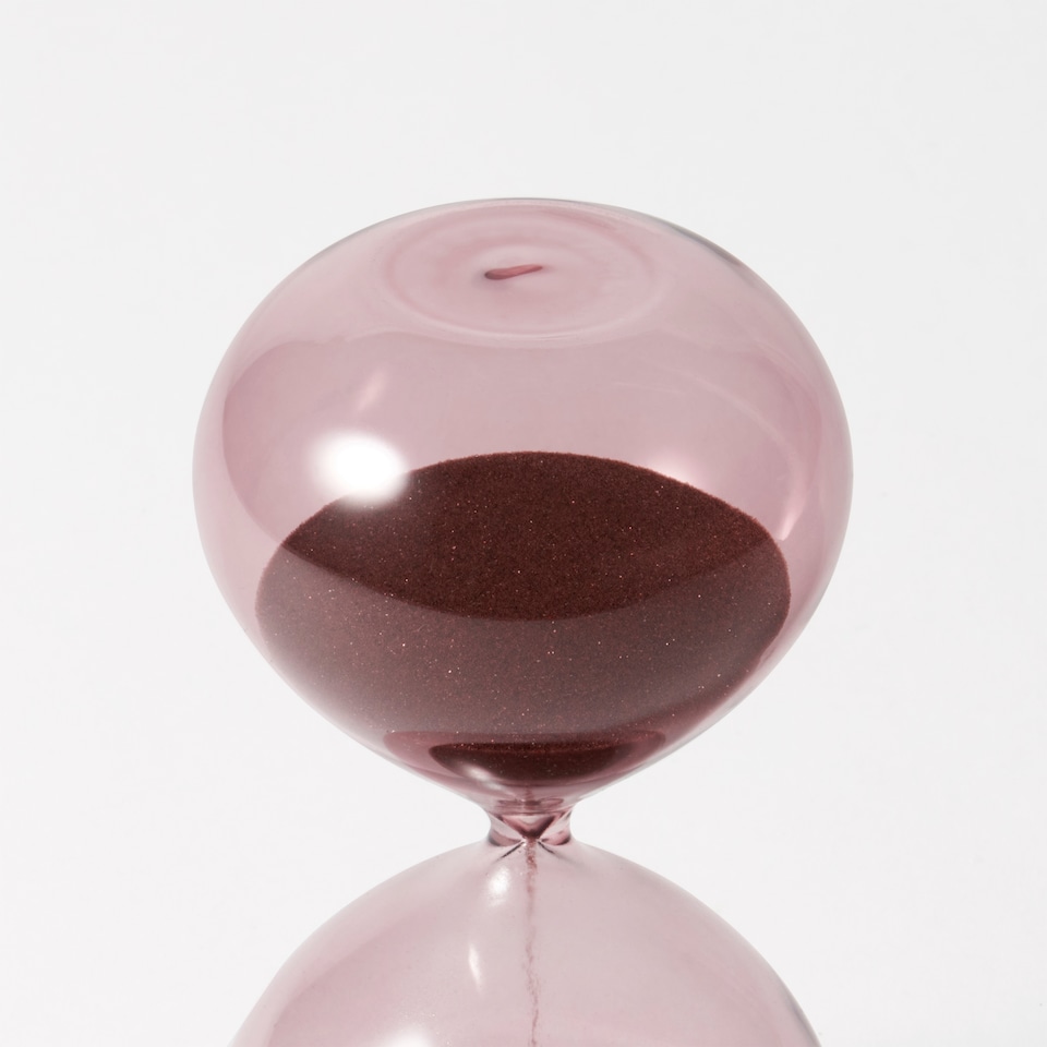 image 1 of Paperchase Timeless Glass Sand Timer