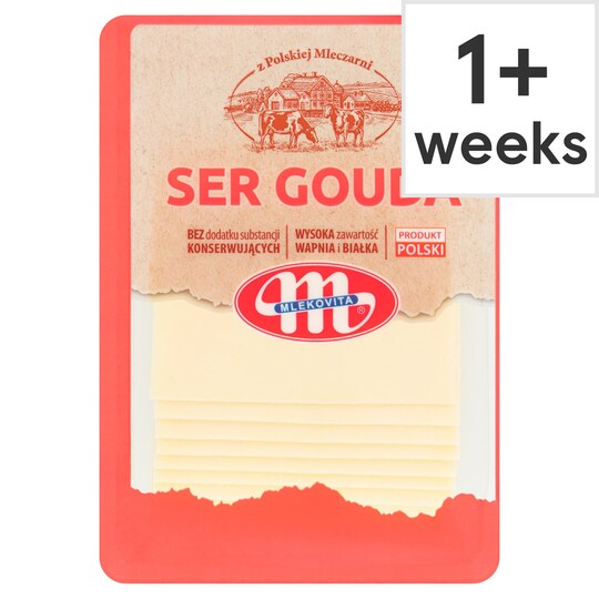 Mlekovita Gouda Polish Cheese Slices 150G Tesco Groceries