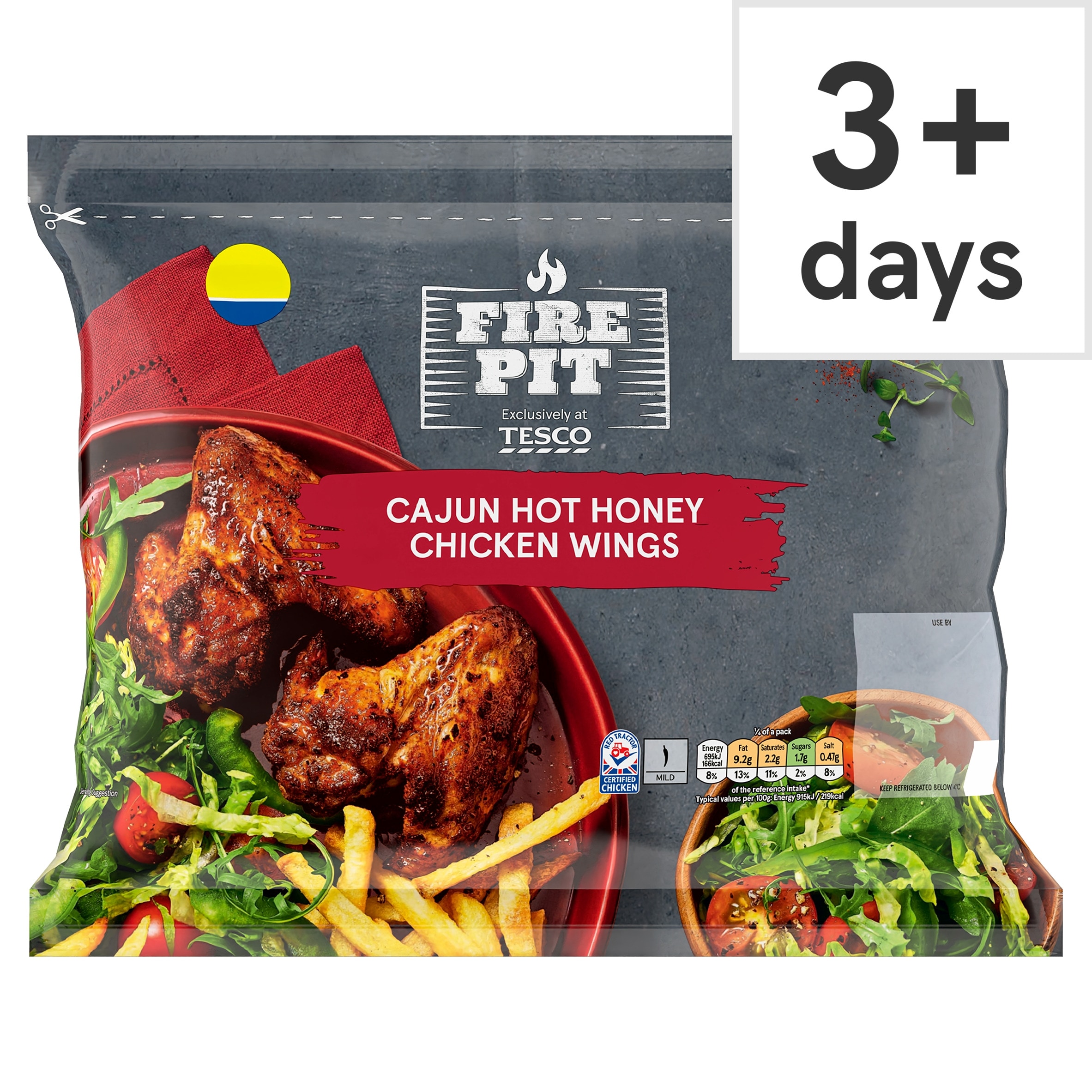 Fire Pit Cajun Hot Honey Wings 900g