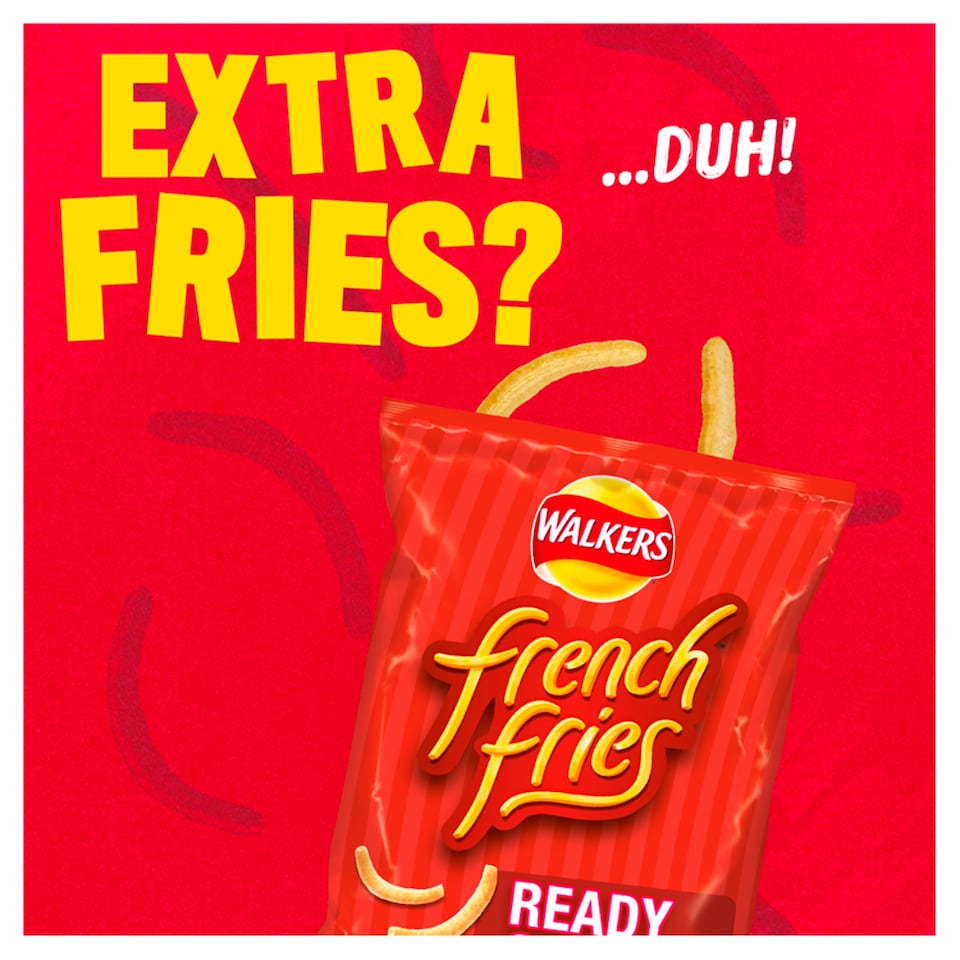 image 1 of Walkers French Fries Ready Salted Multipack Crisps 6x18g
