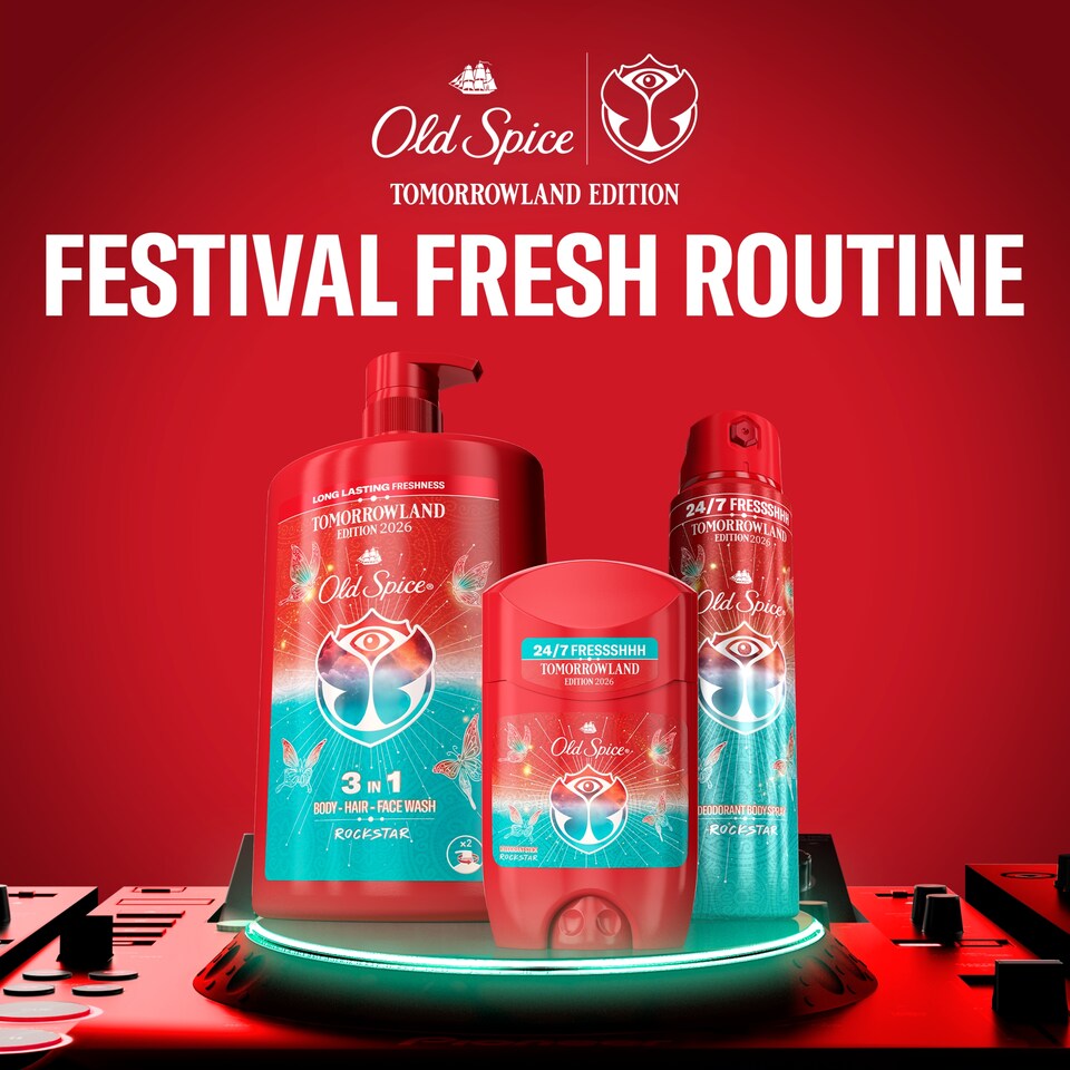 Obrázek 1 pro produkt Old Spice Tomorrowland Speciální Edice 2026 Sprchový Gel a Šampon 3 v 1 1000 ml