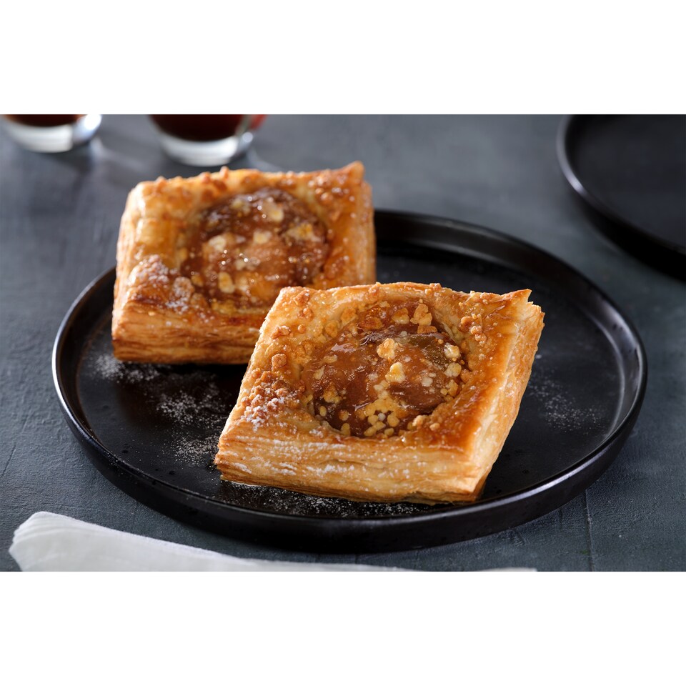 image 1 of Tesco Finest Apple, Fig & Spiced Custard Danish 2 pack