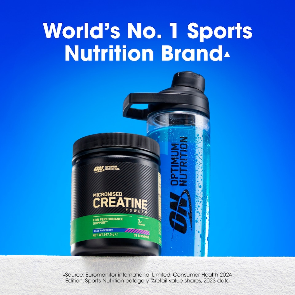 image 1 of Optimum Nutrition Flavoured Creatine Powder Blue Raspberry 247.5g