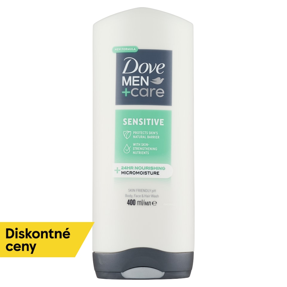 obrázok 1 z Dove Men+Care Sensitive sprchovací gél 400 ml