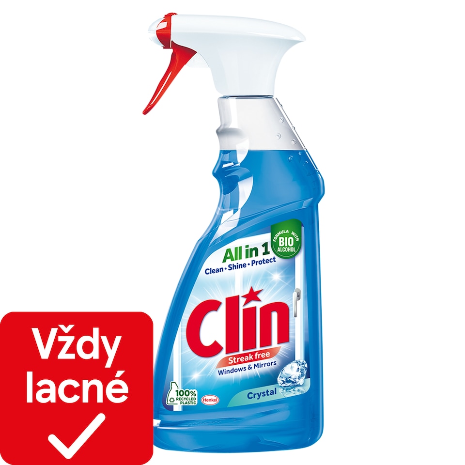 Clin Crystal čistič na tvrdé povrchy 500 ml