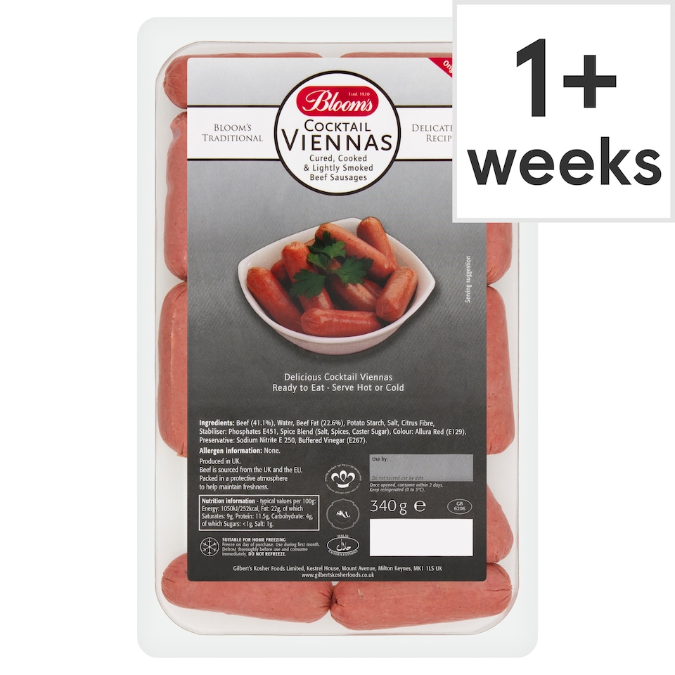 Blooms Cocktail Viennas 340G