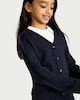 image 1 of F&F School Unisex 2-Pack Pure Cotton Knitted Cardigans in Navy