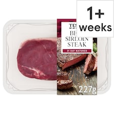Tesco Sirloin Steak 227G