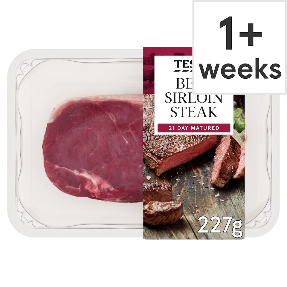 Tesco Sirloin Steak 227G