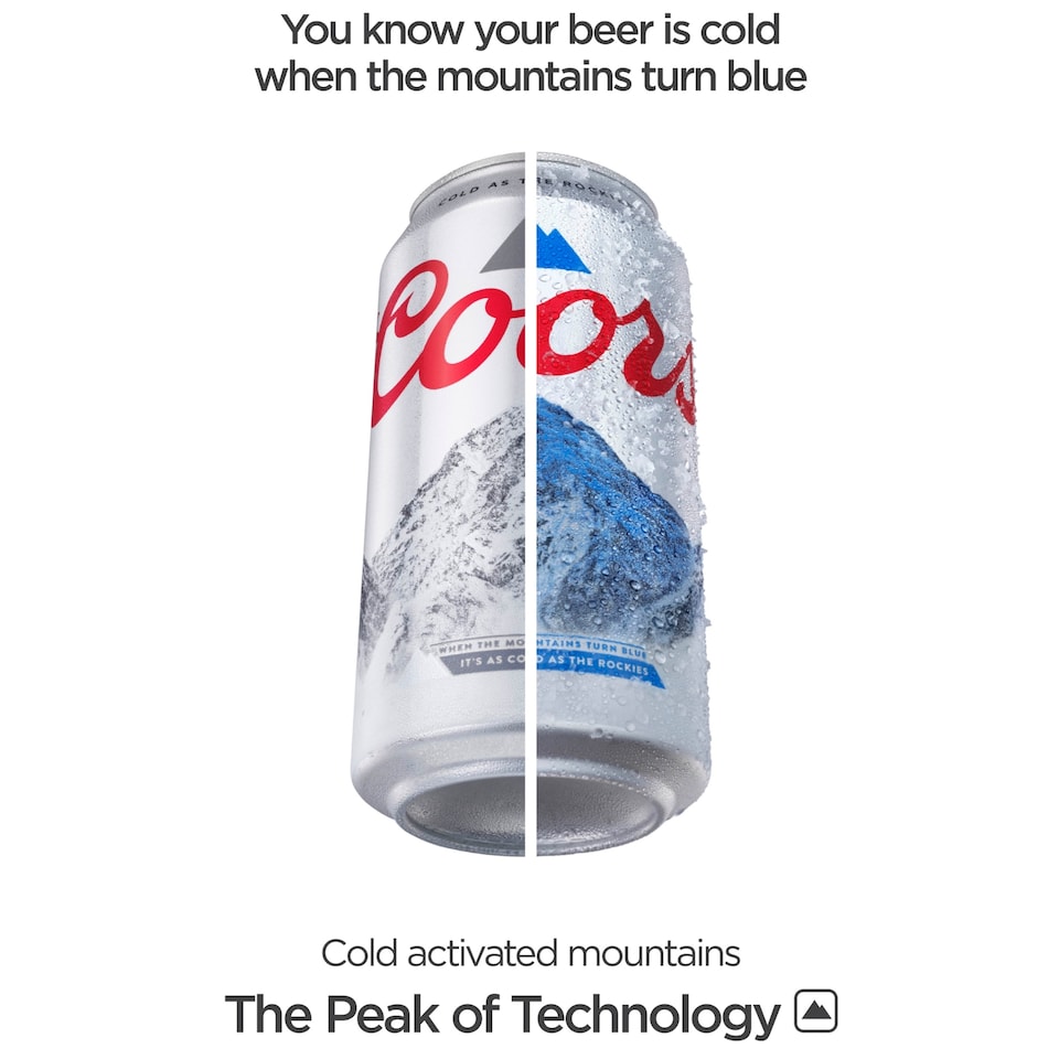 image 1 of Coors Lager Beer Can 4 x 568ml