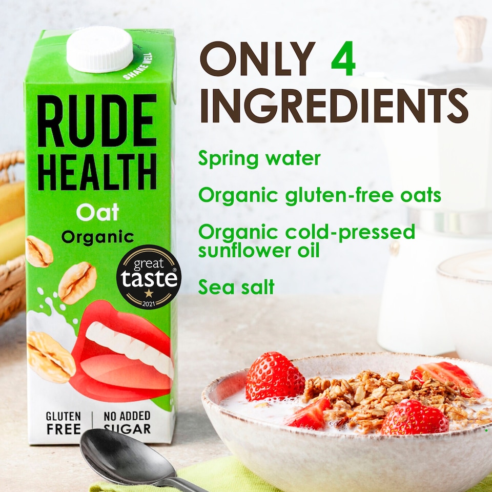 image 1 of Rude Health Organic Oat Drink 1L