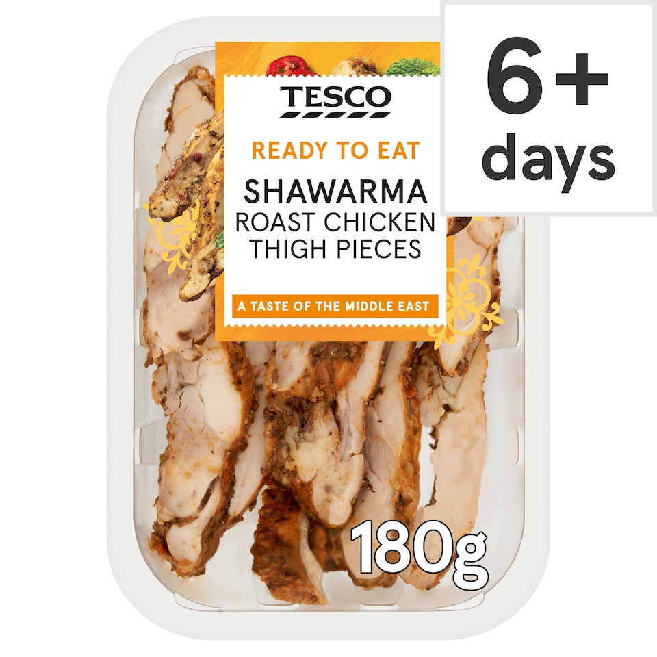 Tesco Shawarma Style Chicken Thigh Strips 180g 