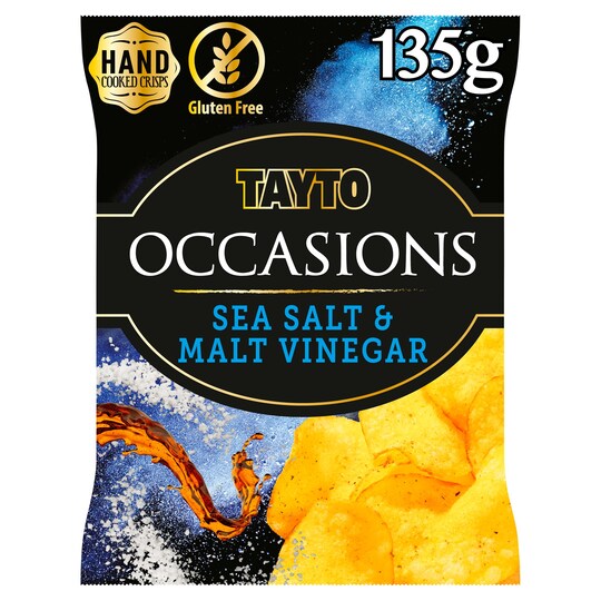 Tayto Occasions Salt And Vinegar Crisps 135G Tesco Groceries