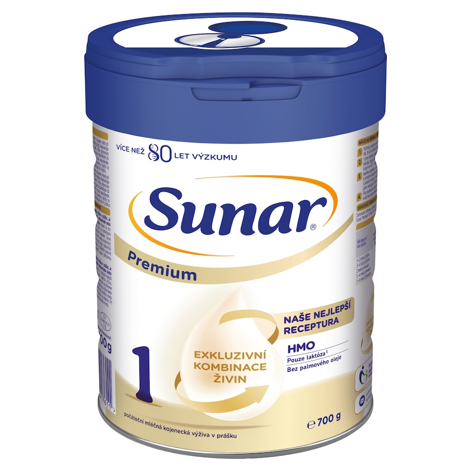 Obrázek 1 pro produkt Sunar Premium 1 počáteční kojenecké mléko 700g