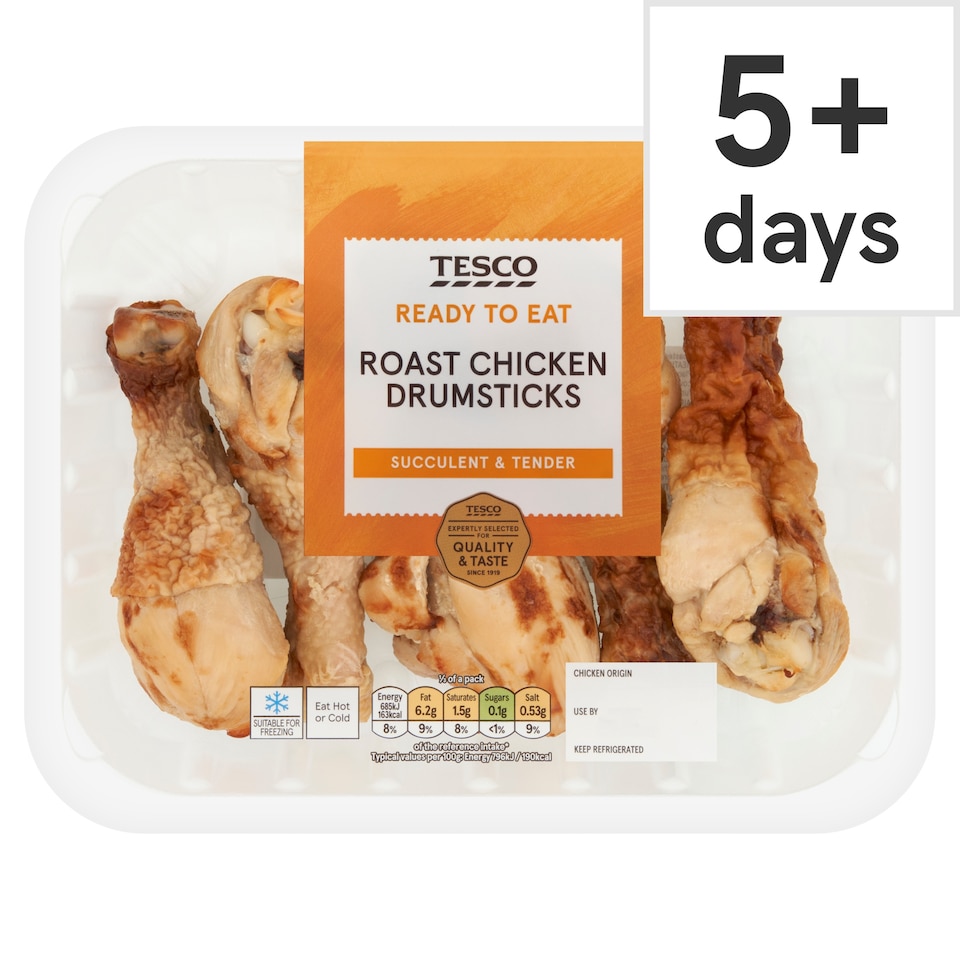 Tesco Roast Chicken Drumsticks 430g
