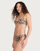 image 2 of F&F Leopard Print Wired Bikini Top in Multi Brown