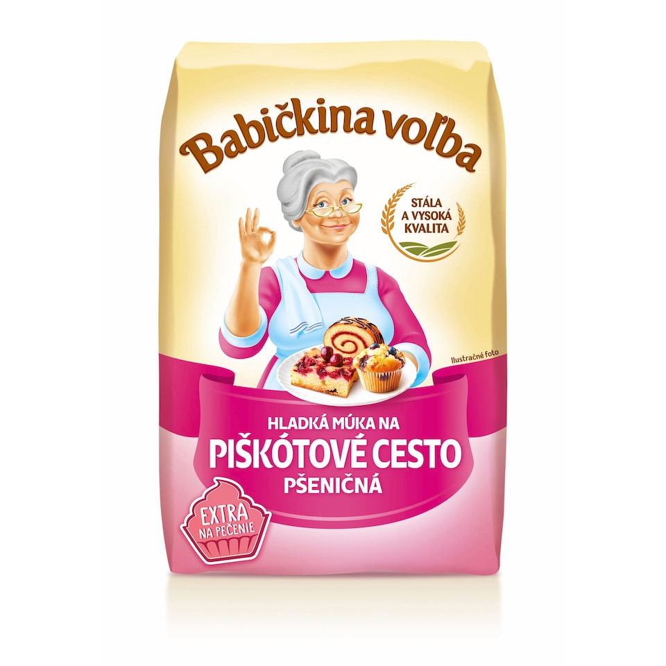 Babičkina Voľba Hladká múka tortová pšeničná 1 kg
