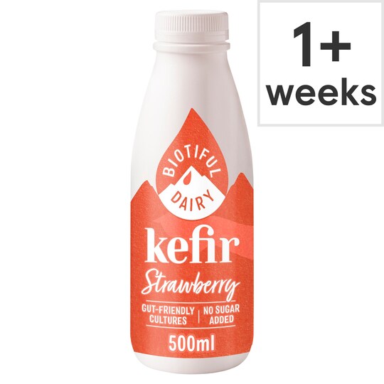 Biotiful Kefir Strawberry Dairy Drink 500Ml Tesco Groceries