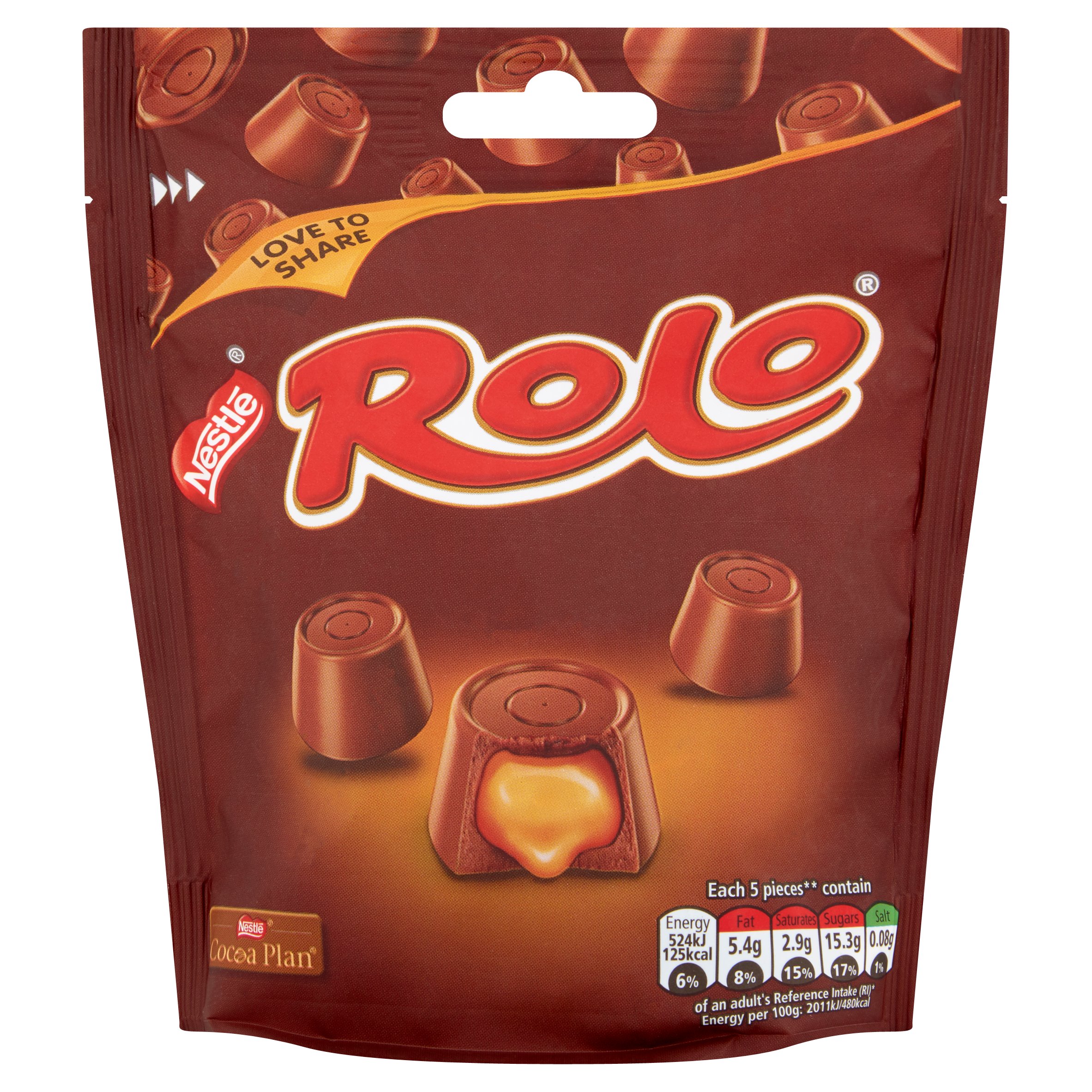 Last Rolo Image Rolo Pouch Bag 116G - Tesco Groceries